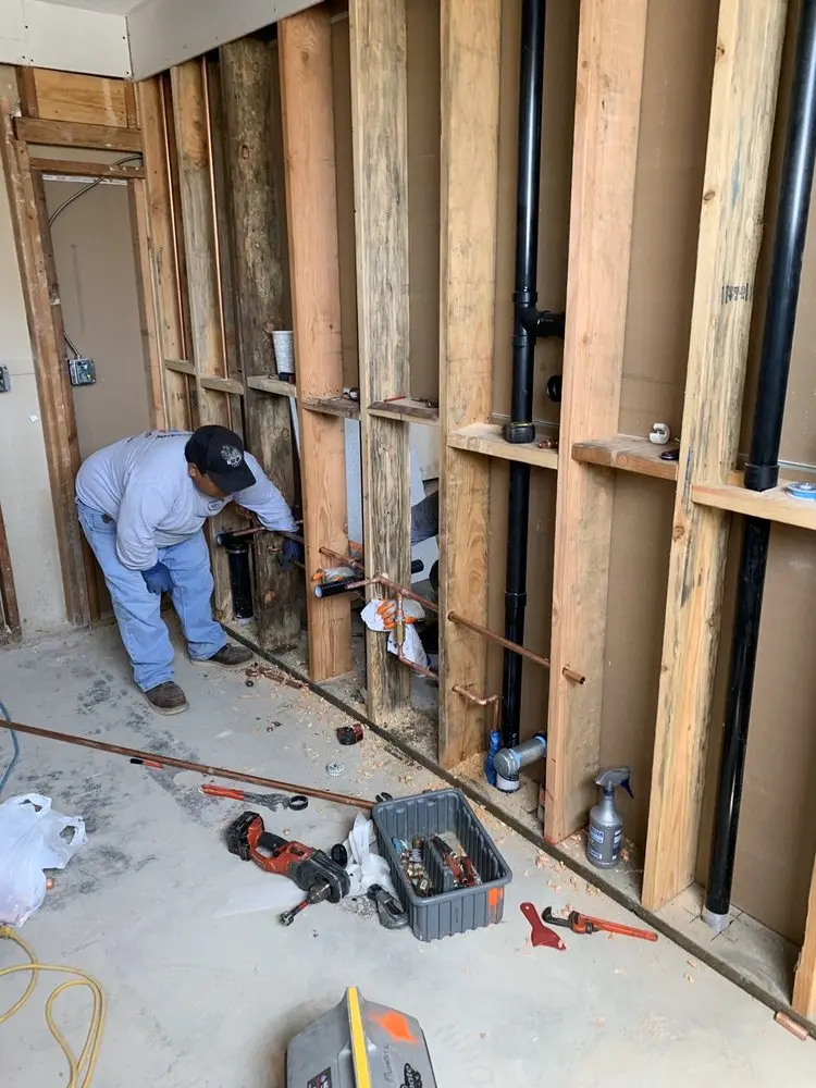 Commercial rough-in plumbing for Commercial Plumbing in Independence Heights